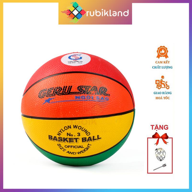 [Geru Star] Bóng Rổ Cao Su 8 Màu Banh Size Số 5 6 7 Chính Hãng 100% Đồ Chơi Thể Thao Phụ Kiện Trẻ Em