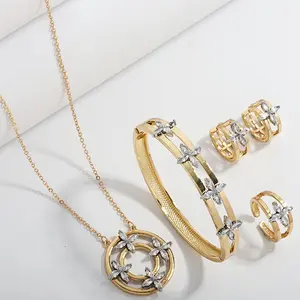 Fashionable minimalist collarbone titanium steel necklace_Pengiriman Acak