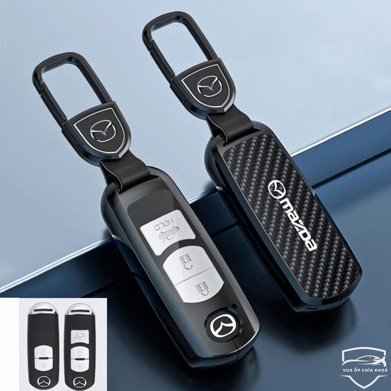  Ốp Khoá Mazda CX5 Mazda3 Mazda2; Mazda6; CX5 CX8  Loại 3 nút 2 nút bấm  Hợp Kim Sang Trọng Đẳng Cấp 