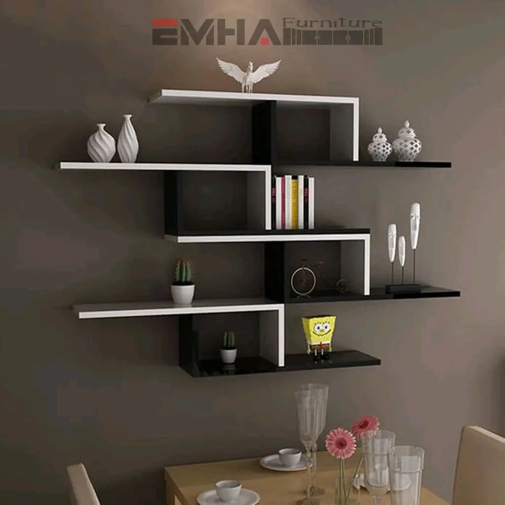 RAK MINIMALIS BENTUK HURUF Z /rak tempel dinding/rak modern/rak hias Dipasang di Dinding/ Anti selip/ rak murah/ rak bungah/ rak dapur/ rak minimalis/ rak settop box/ rak tv/ rak buku/ rak kamar/ rak ruang tamu