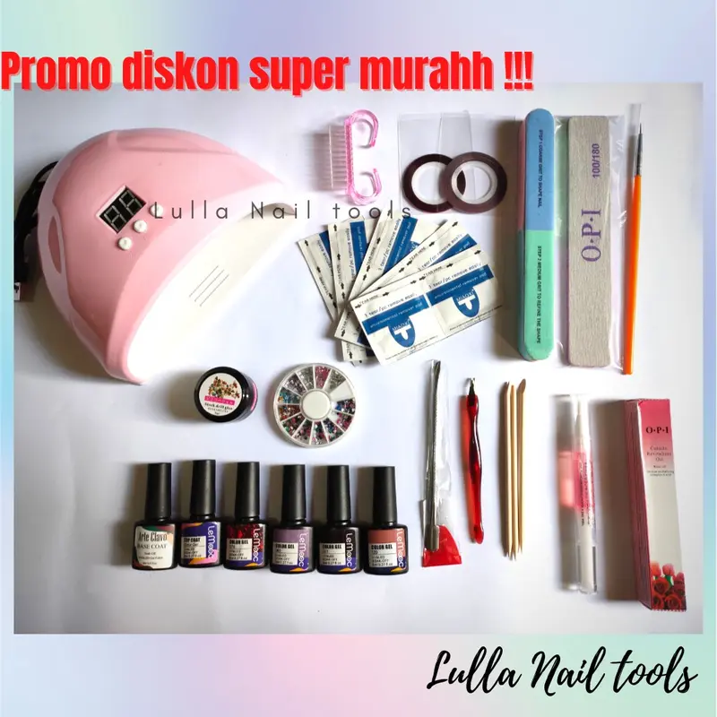 PAKET BELAJAR NAIL ART MODEL 7/PAKET NAIL ART PEMULA MODEL 7 0