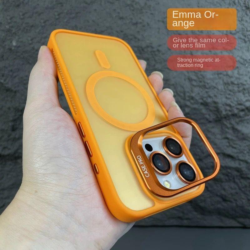 Product Introduction of Lens Holder Compatible with iPhone 16 Pro Max Phone Case Hollow Heat Dissipation Apple 15 Matte Magnetic Suction 14 Hard Cover 29