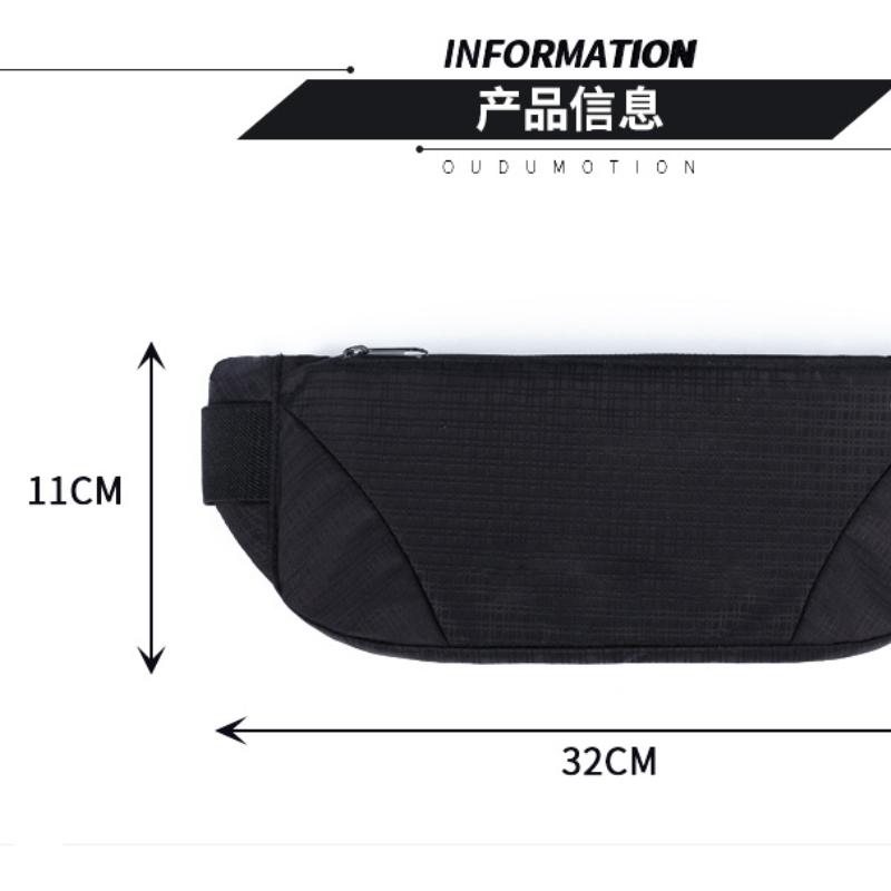 Product Introduction of Outdoor Sports Running Waist Bag Ultra-light Large Capacity Close-fitting Mountaineering Function Mobile Phone Bag Waist Bag 0