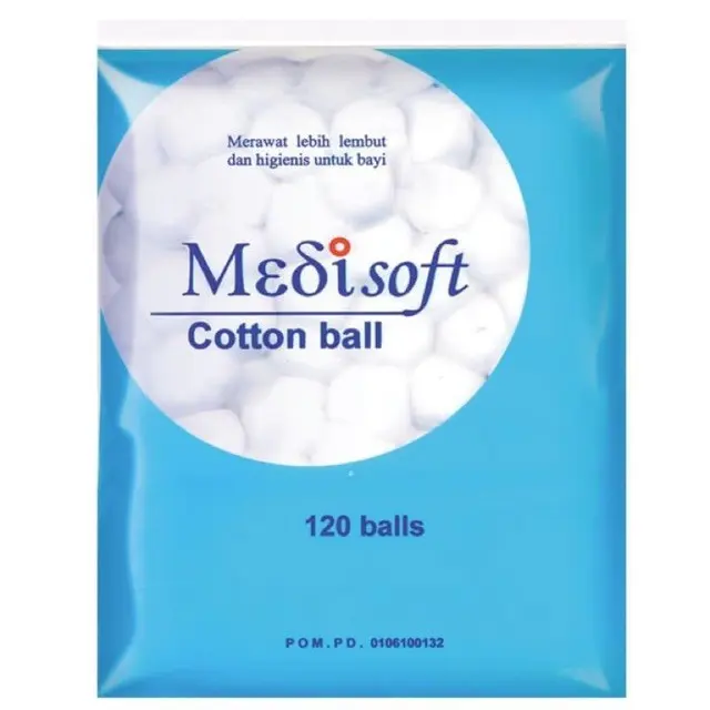 MEDISOFT Cotton Balls / Bola Kapas isi 120 balls