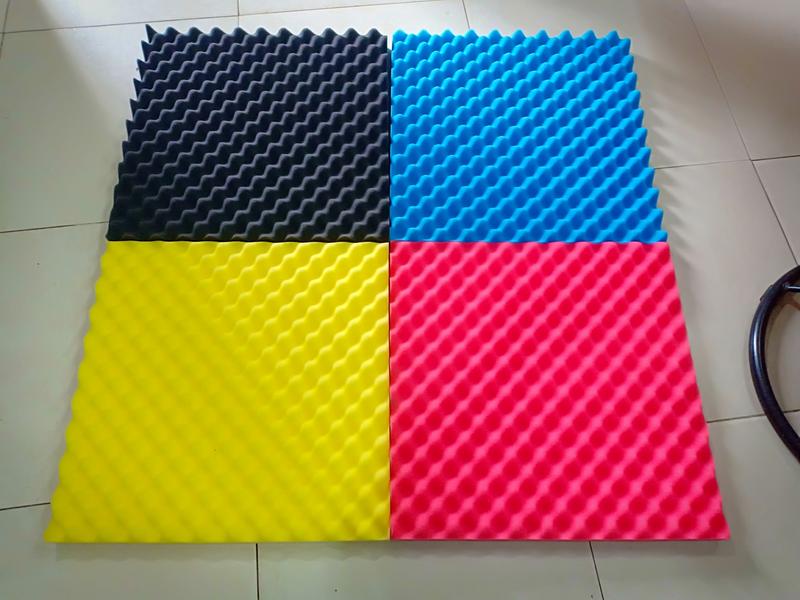 Set 20 Mút tiêu âm hình trứng sử dụng cho phòng thu phòng livetream phòng hát... kích thước 40x40x3cm tấm