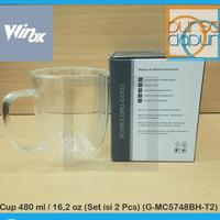 Gambar Winox Double Wall Glass Cup 480 ml (16,2 oz) - Set 2 Pcs dari Bursa Dapur Mall Kota Administrasi Jakarta Barat 5 Tokopedia