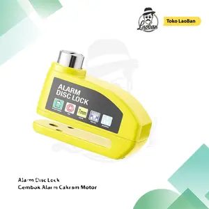 Alarm Disc Lock Waterproof - Gembok Alarm Cakram Motor dan Sepeda