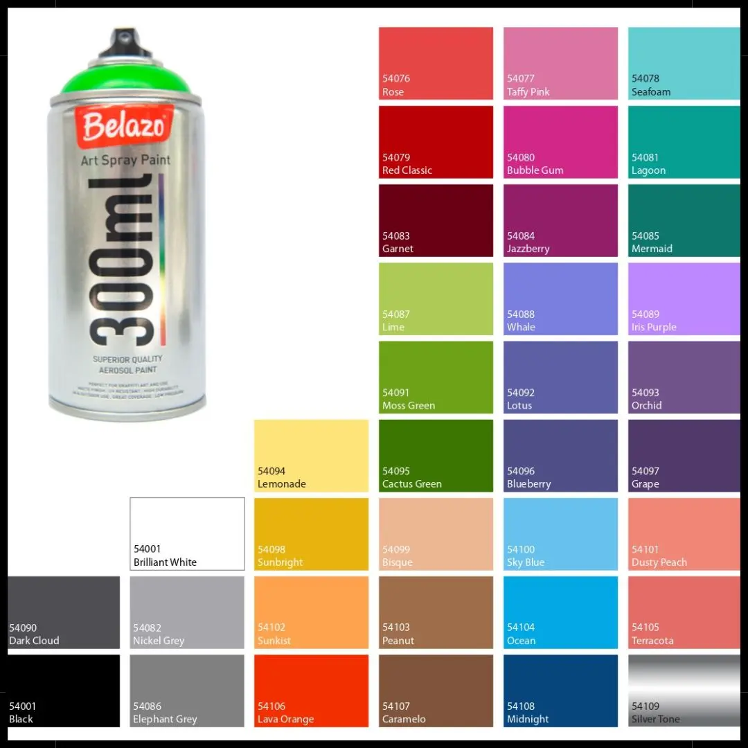 Cat Semprot Graffiti Belazo Art Spray Paint 300ml