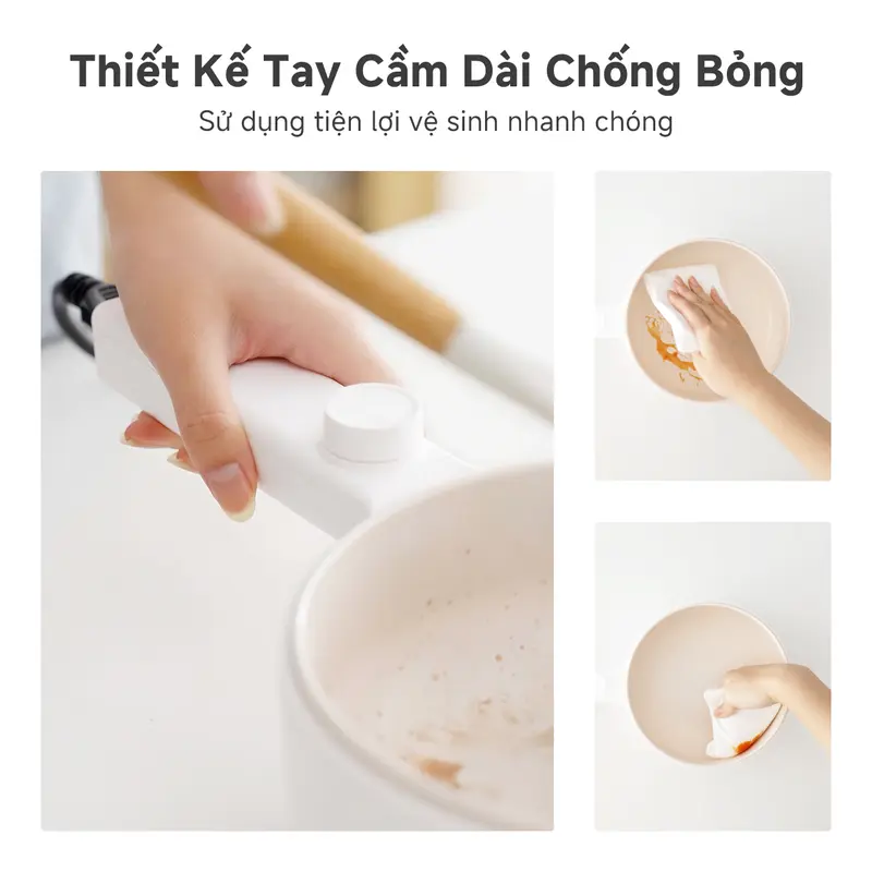 SP02 Nồi Lẩu Điện Đa Năng Simplus Dung Tích 1,5L DZGH002, Nồi Điện Nấu Ăn Kèm Xửng Hấp Bảo Hành 1 Năm Chỉ Đổi Không Sửa 7