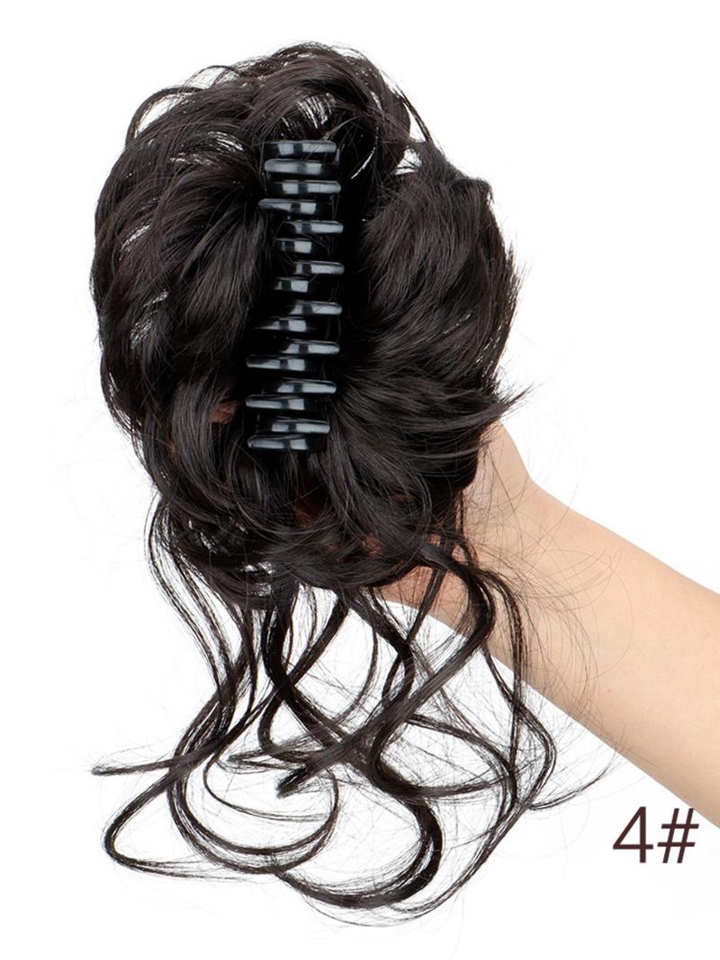 Product Introduction of Natural Fluffy Hair Bun, Synthetic Hair Bun with Hair Claw, Synthetic Hair Extensions for Women & Girls, Hair Accessories for Daily Use 5