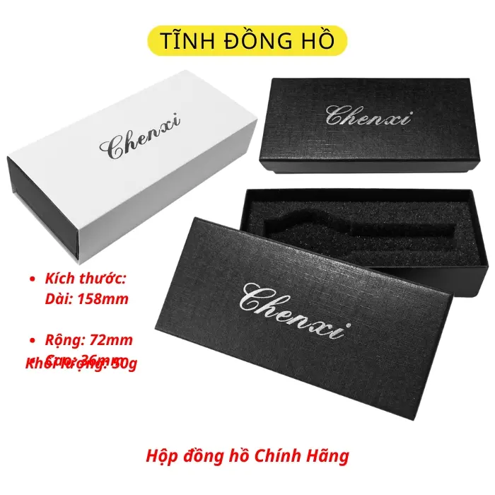 Hộp đồng hồ Chenxi chính hãng có lớp chống sốc Watch 1