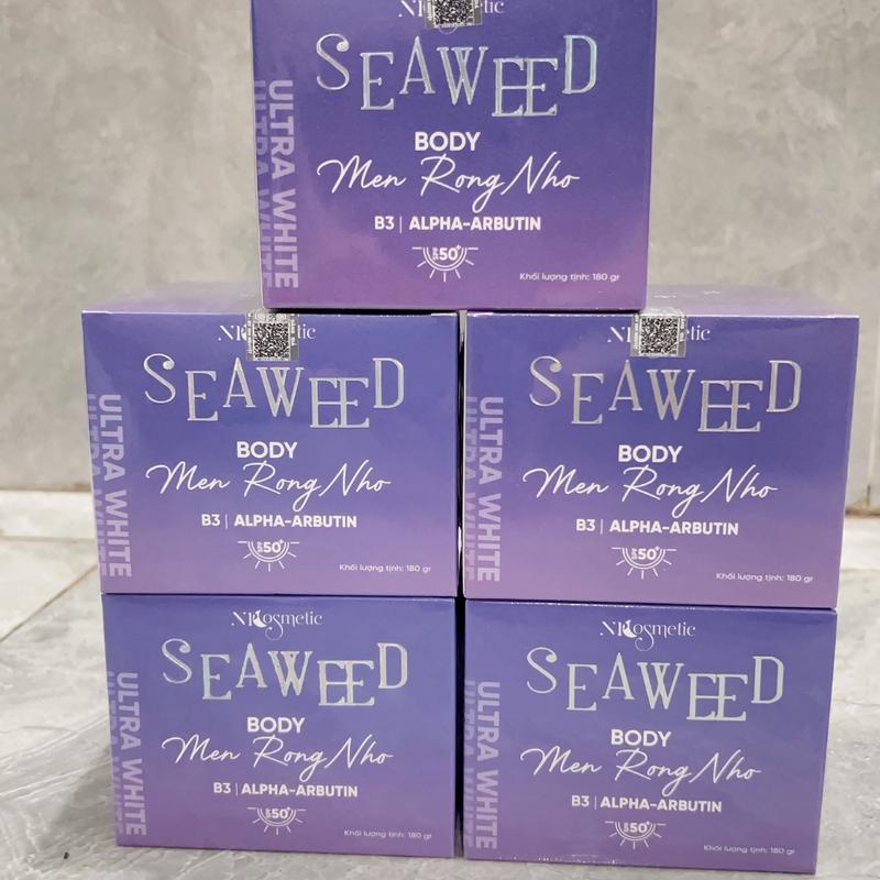 [ Sỉ 5 Hộp Kem Body Men Rong Nho ] dưỡng trắng chống nắng cấp ẩm
