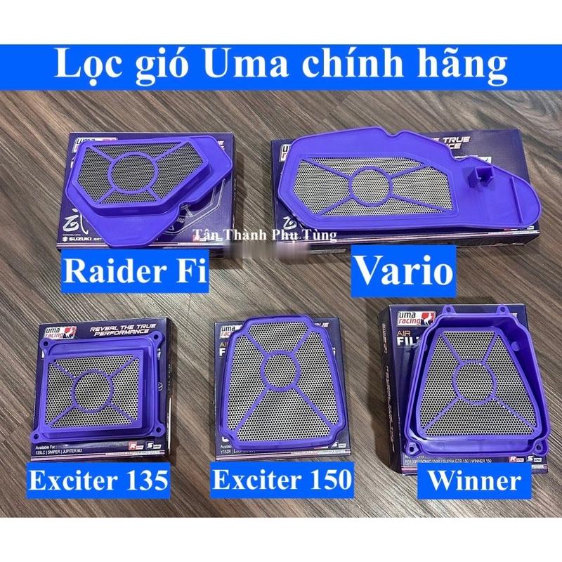 Lọc gió Uma chính hãng: Vario, Exciter135, Exciter 150, Raider Fi, Winner, Winner X, Sonic