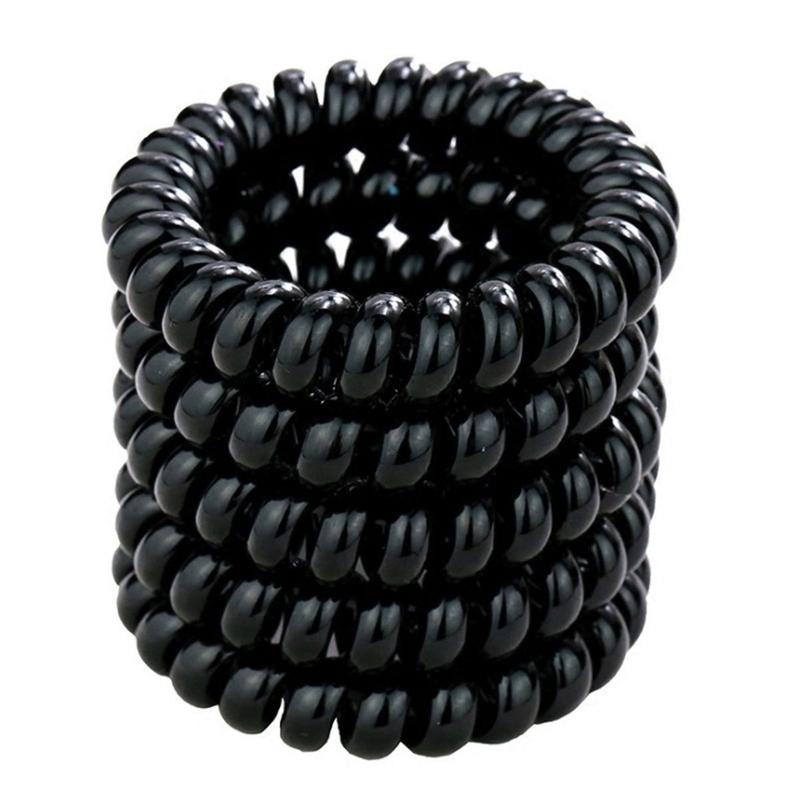 Combo 100 Dây Cột Tóc Dạng LÒ XO Size Lớn 5.5cm Đen