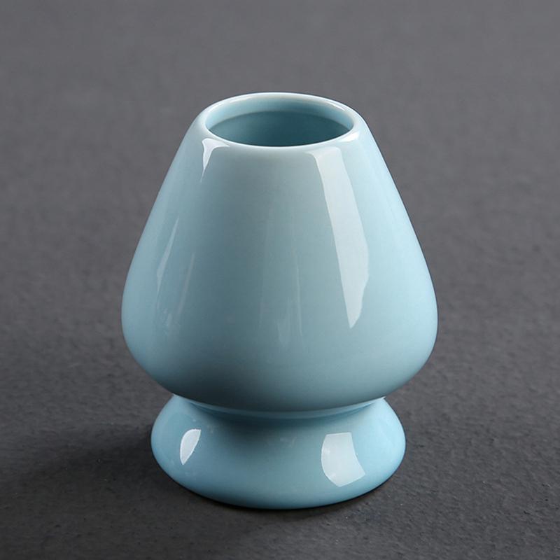 Product Introduction of Japanese Ceremony Matcha Suit Whisk Matcha Green Tea Chasen Holder Teaware 15