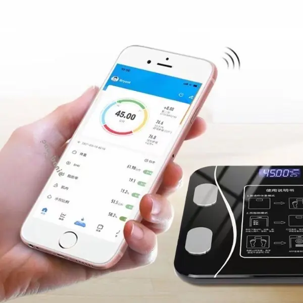 Cân Điện Tử Thông Minh Kết Nối Điện Thoại, Đo Chỉ Số Cân Nặng Kiểm Soát Ăn Uống, Hoạt Động Thể Thao Bảo Hành 6 Tháng candien tut 8