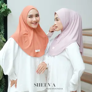 Sheeva Hijab Celia M Bergo Softpad Hijab Instan Size M Jersey Sheeva Premium Jilbab Instan Simple Muslim Kerudung Khimar Wanita