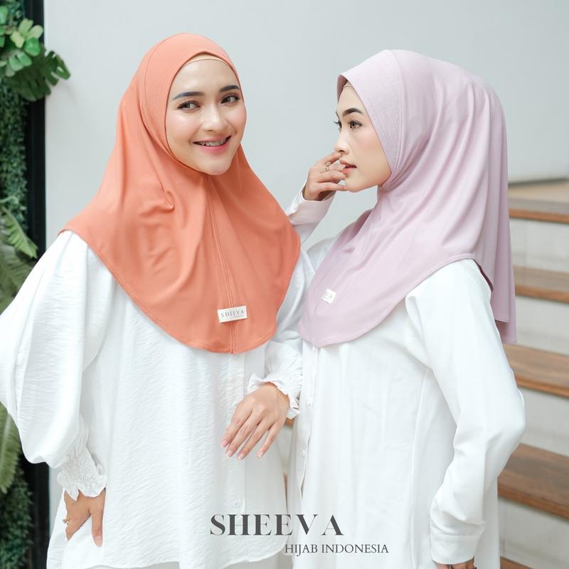 𝐒𝐇𝐄𝐄𝐕𝐀 - CELIA M | BERGO SOFTPAD JILBAB INSTAN SIZE M JERSEY SHEEVA HIJAB PREMIUM Simple Muslim Kerudung Khimar Wanita 0