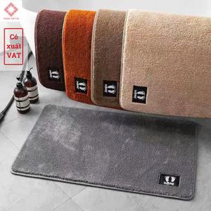 Thảm nhà tắm, thảm chùi chân phòng khách có thể giặt máy Chất Liệu 100% cotton kích thước 40x60cm