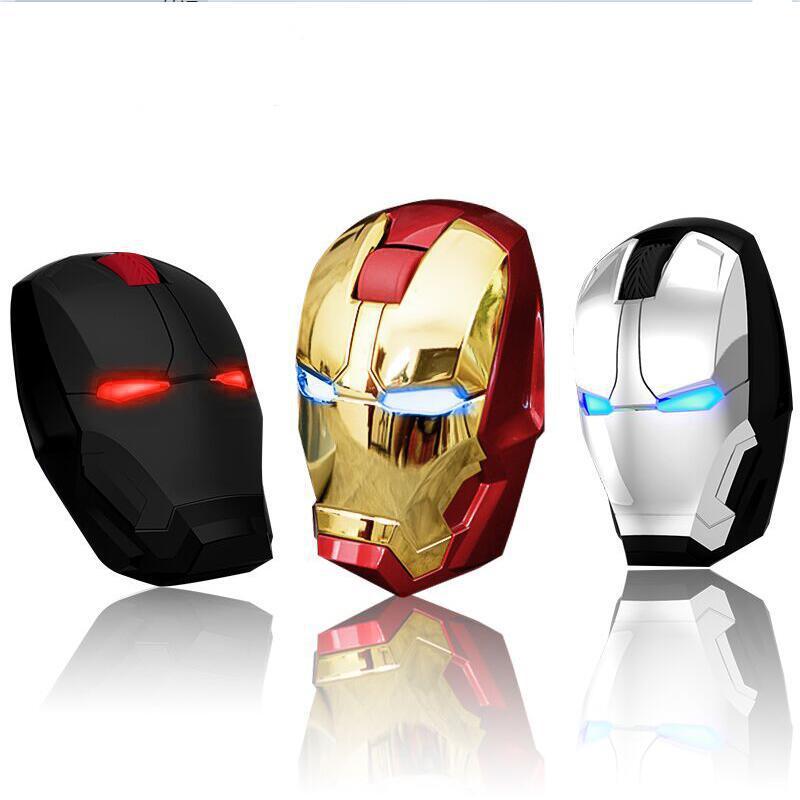  Hero Series Iren Man Wireless LED Silent Mouse For Dektop Laptop Office Use Gaming Tetikus Tanpa Wayar Computer Keyboards 