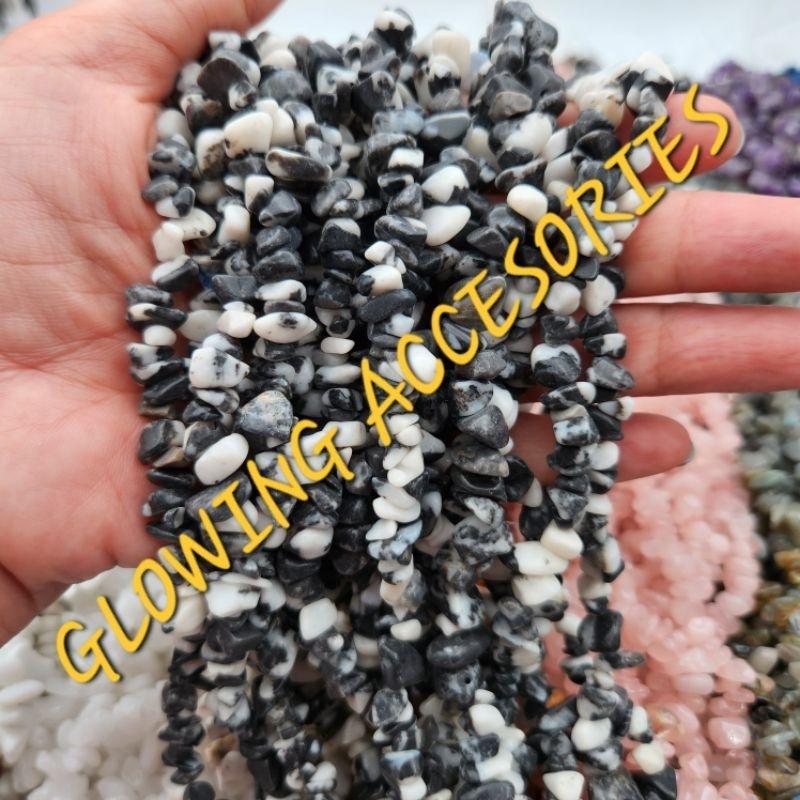 per-kalung MANIK BATU KERIKIL (batu alam kerikil / batu kerikil aksesories) payet jepang payet kebaya perkalung 7