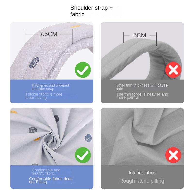 Product Introduction of Baby carriers are easy to use in both front and back, convenient for travel and quick storage of newborns.They come with traditional old-fashioned back straps 5