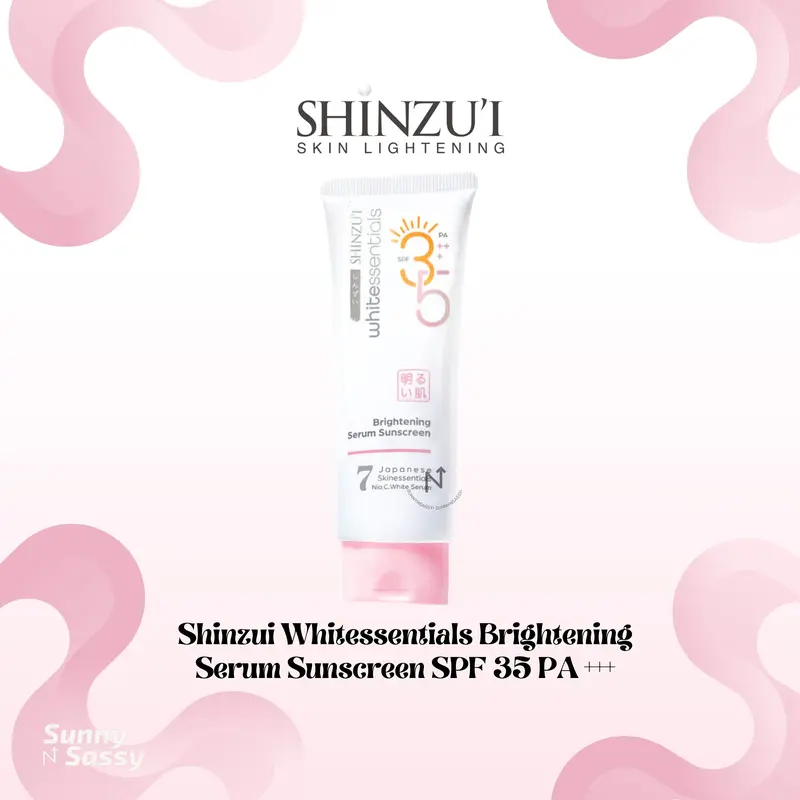 Shinzui Whitessentials Brightening Serum Sunscreen SPF 35 PA +++ 30 ml Skincare Facial Wajah 0