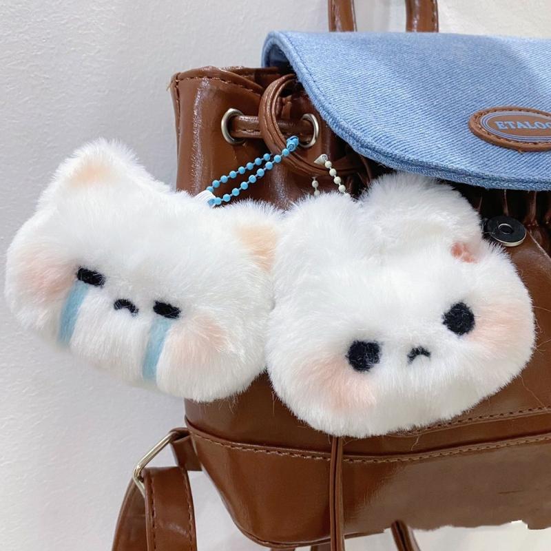 Cute Crying Bunny Plush Keychain - Perfect for Carrying with - TikTok ...