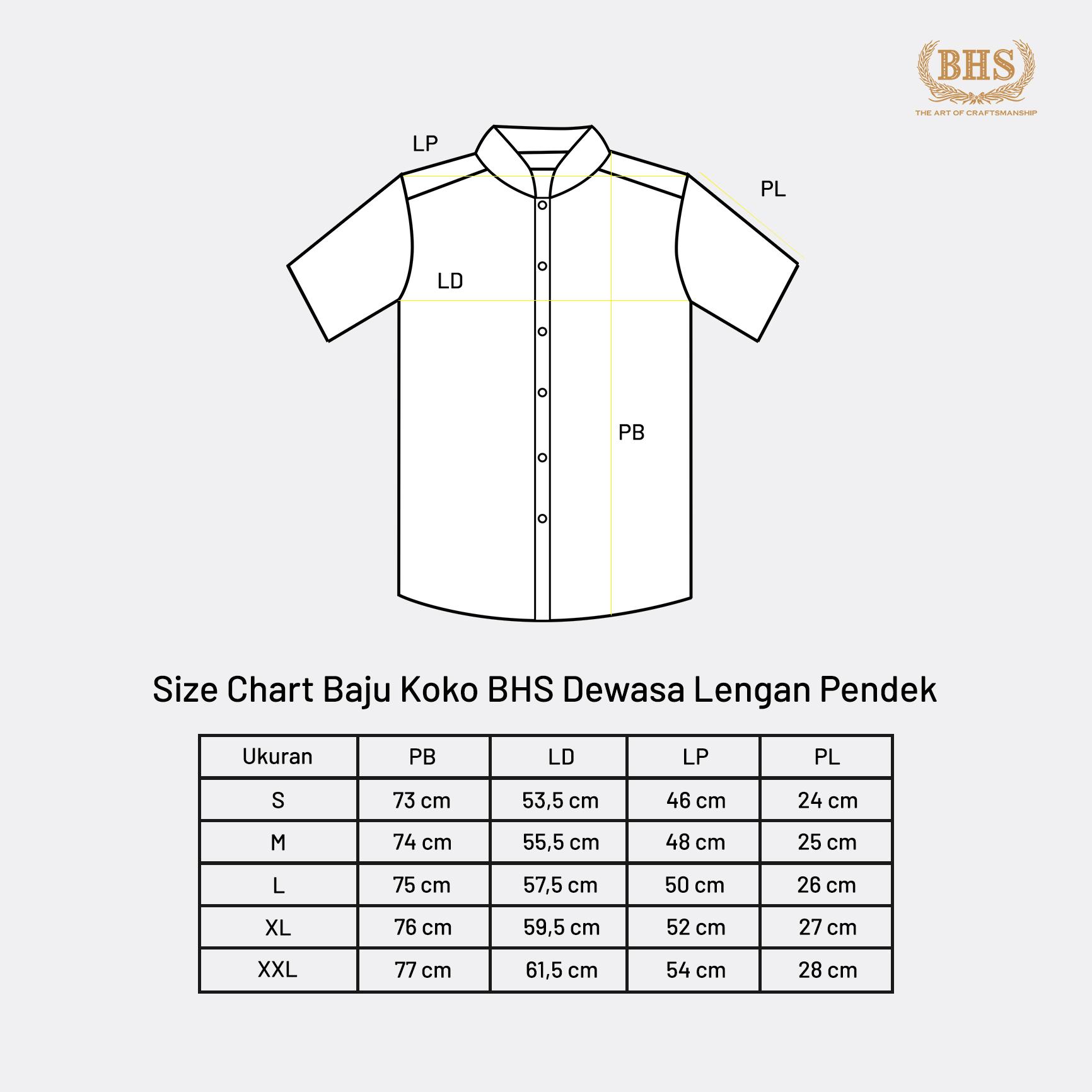 Baju Koko BHS Cosmo Coklat Pudar