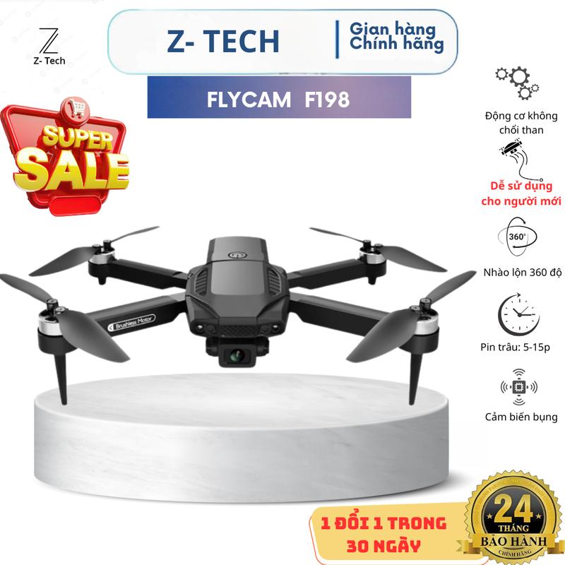 Product Introduction of [F198PROMAX] Flycam F198 Pro Max - Drone Chuyên Nghiệp, Chụp Ảnh Dành Cho Người Mới Tập Chơi Tập Bay,  Quay Phim Nét Nhào Lộn 360 Độ - Phụ Kiện Camera fly  cam giare flycam  f198 1