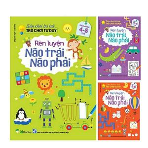 Sách - Rèn Luyện Não Trái, Não Phải - Sân Chơi Trí Tuệ Dành Cho Trẻ Từ 3-6 Tuổi