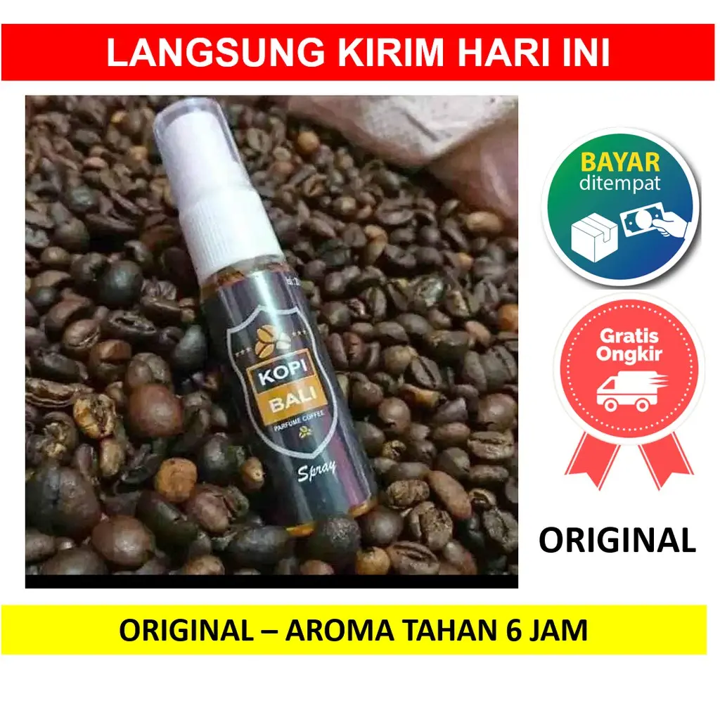 AS4 PROMO JLTD Parfum Kopi Spray Bali Pengharum Mobil Pewangi Ruangan Helm 20 mL 20mL Botol