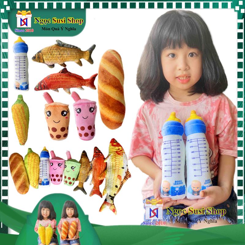 Product Introduction of THÚ NHỒI BÔNG 3D BÁNH MÌ TRÀ SỮA BÌNH SỮA TRÁI BẮP SIZE NHÍ CHO BÉ - GẤU BÔNG 3D SIZE NHÍ Thú Bông Đồ Chơi Toy Phát Nhạc 44