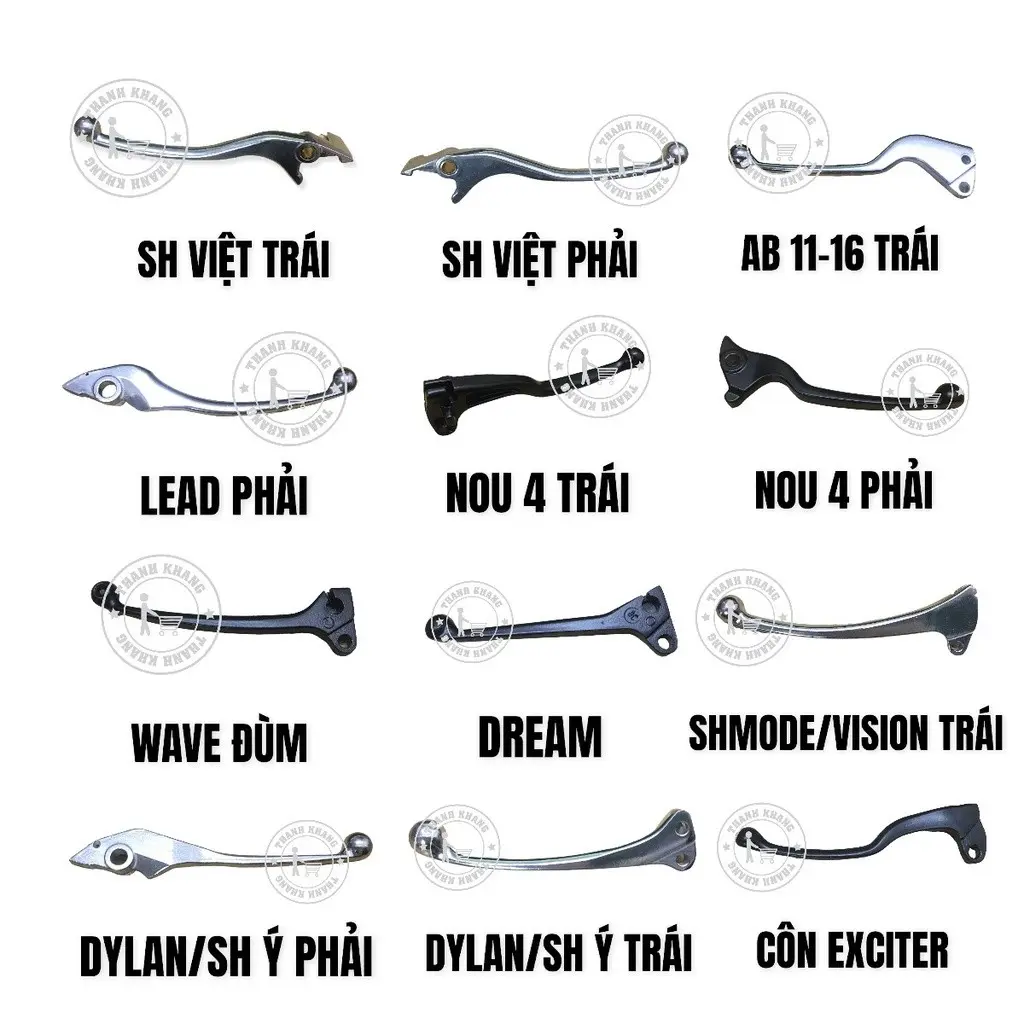 Tay thắng ,tay côn xe Exciter,Winner ,Lead ,Nouvo4 ,SH ,AB ,Vision ,Wave ,Dream, tay phanh thay thế