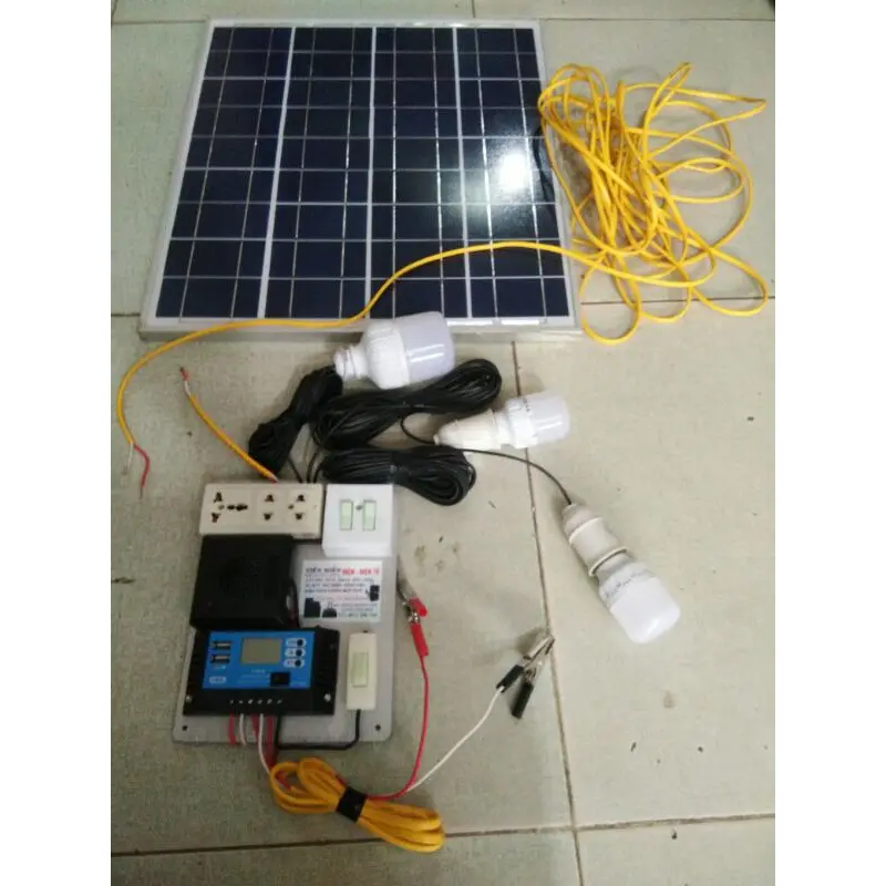 Máy Phát Điện Mặt Trời 180w Điện 220v ráp sẵn, dễ sử dụng. 5