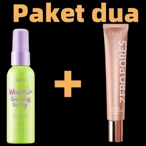 Set Kombinasi Peningkatan Kemasan Get A Grip Dewy Fix Setting Lama Tahan & COD】 Primer Minyak A9W9