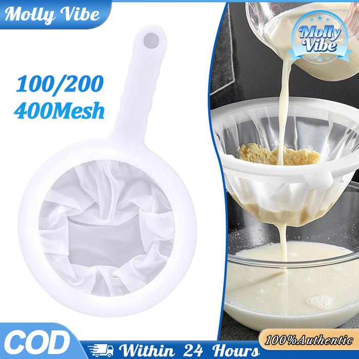 Promo Saringan Strainer Nylon Mesh 100/200/400/500 Mikron Halus Untuk ...