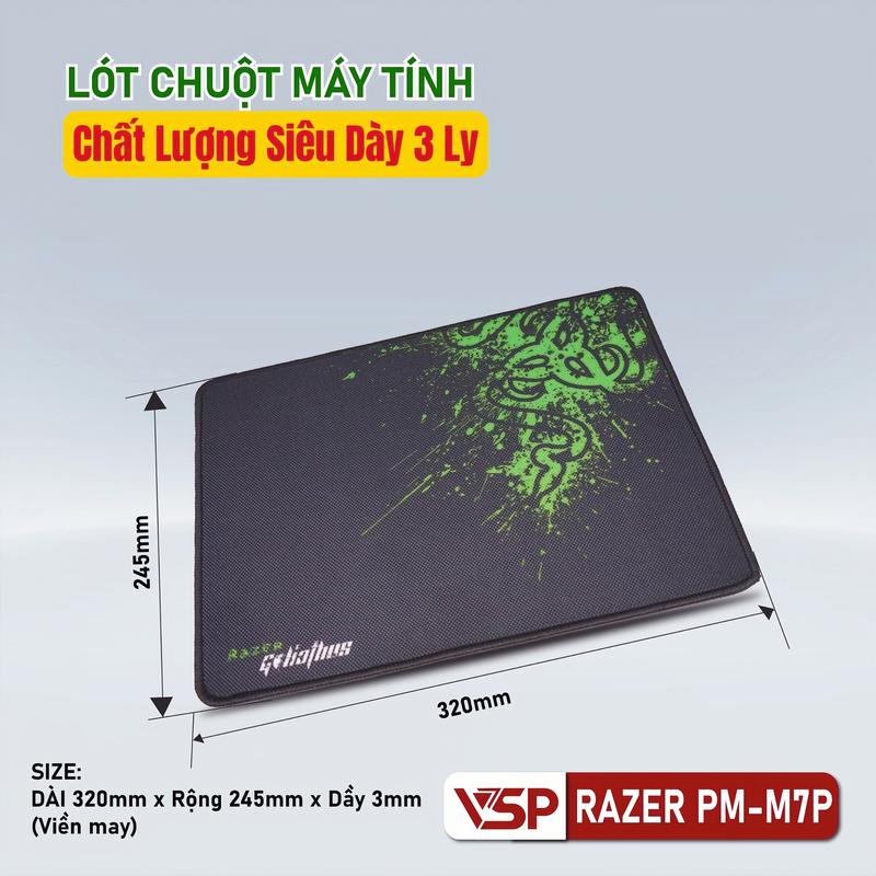 Miếng lót chuột Razer 320x245cm Dày 3mm chuyên cho phòng game, văn phòng Pad chuột, Bàn di, Pad mouse