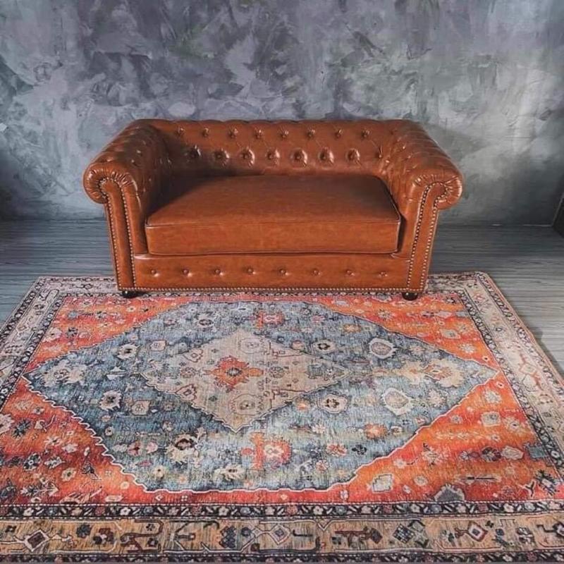 Thảm Len trang trí Aladin phong cách vintage-cổ điển cho phòng khách, phòng ngủ, sofa, chụp hình decor 2