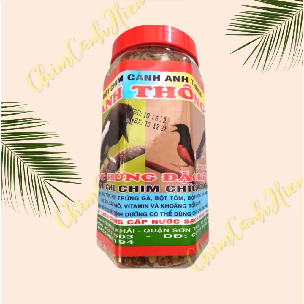 Cám chim thức ăn chim chích chòe Anh Thông - 500gr