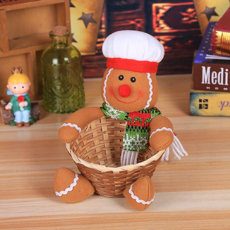 Product Introduction of Giỏ Kẹo Giáng Sinh, Giáng Sinh Vui Vẻ, Ông Già Noel, Người Tuyết, Hộp Đựng Đồ Ăn Nhẹ, Hộp Giáng Sinh, Năm Mới, Đồ Trang Trí Tiệc 13