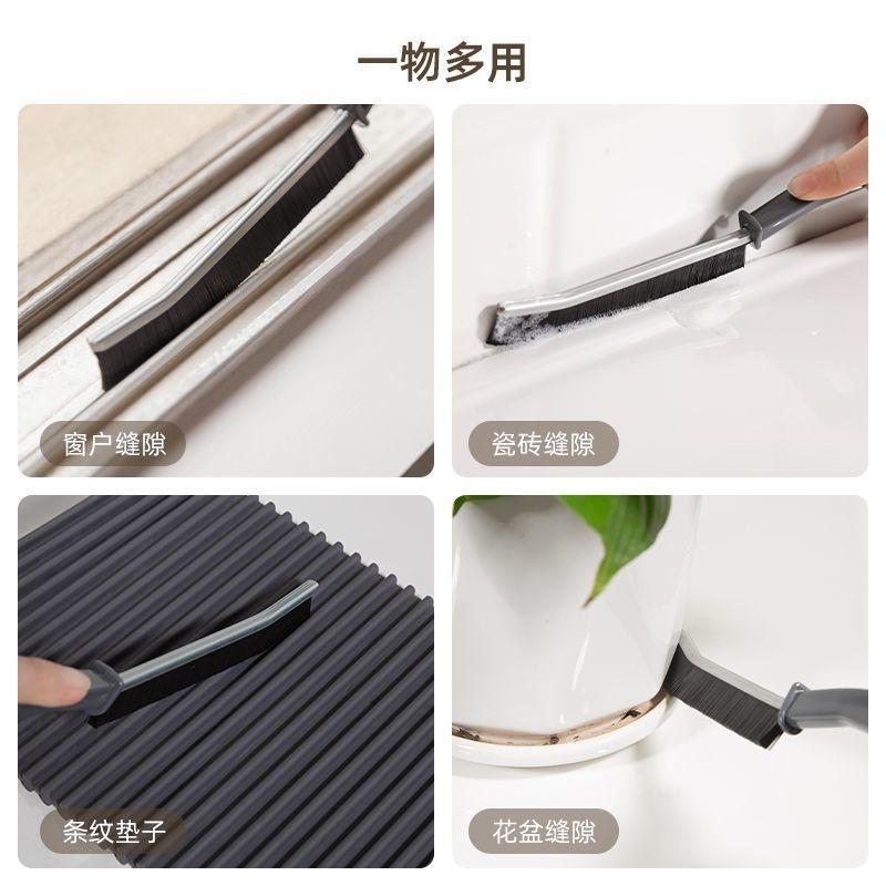  5 Bàn Chải Cọ Khe Rãnh Cán Dài Đa Năng với Thiết Kế Ngóc Ngách 