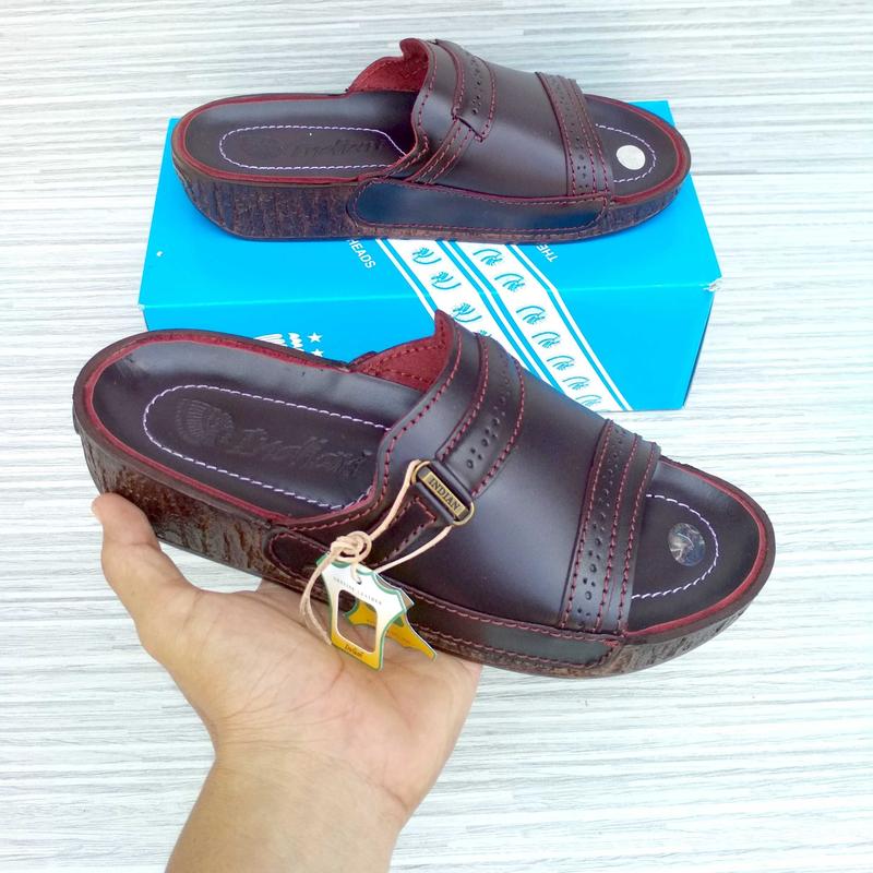 Sandal kulit asli indian pria dewasa terbaru sendal lakilaki produk ...