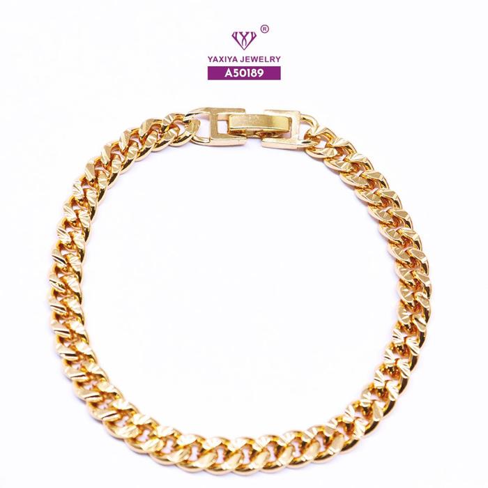 Gambar Yaxiya Gelang Rantai Wanita Aksesoris 678 dari YAXIYA JEWELRY Kota Administrasi Jakarta Barat Tokopedia