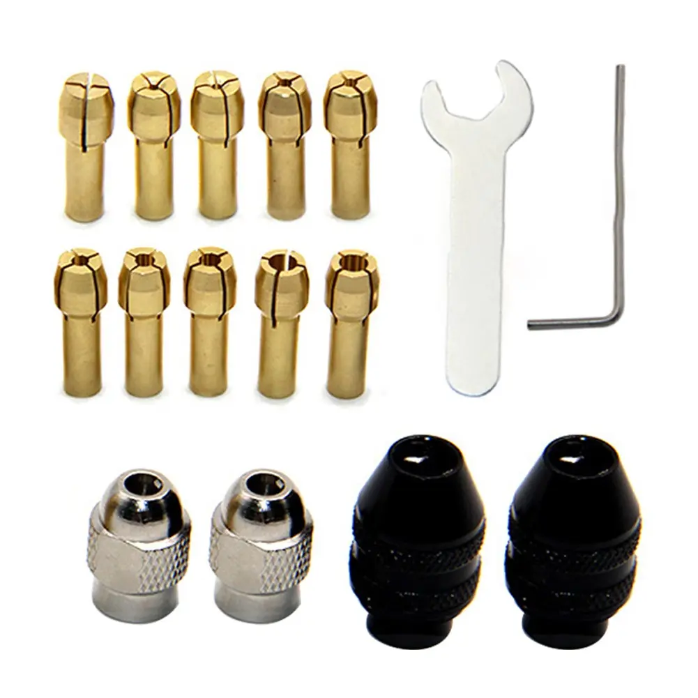 ✨HOT‼️ Keyless Chuck Drill Keyless Chuck Shank Rotary Tool Quick Change Adapter Kit