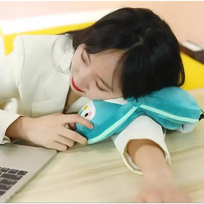 Bantal Travelling Penutup Mata 2in1 Eye Mask and Neck Pillow Package Penutup Mata traveling Lucu Multifungsi Sleep 7