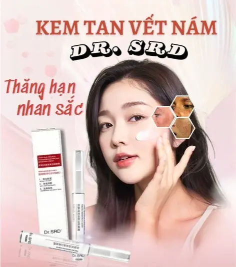 Kem nám DR.SRD - Kem nám DR.SRD mờ nám, thâm sạm, tàn nhang, đều màu da giúp da mướt mịn Women Nữ 1