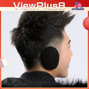 Penutup Telinga Fleece Hangat Ear Muffs Tanpa Kawat Nyaman Anti Dingin Unisex Cocok Daily Use Musim Hujan Winter Ear Cover Pria Wanita Anak Dewasa