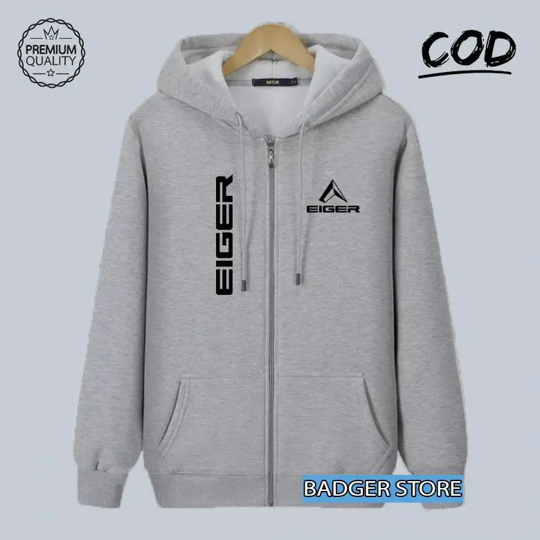 Jaket Distro Resleting Kupluk Distro Logo 1205 Long Kirka Text Hitam Premium (Jaket Musim Dingin  Sweater Hodie Pria Wanita Distro Jaket Cewek Cowok) 1