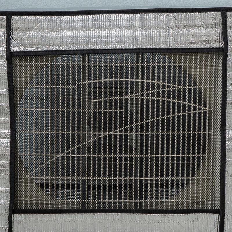 Product Introduction of Waterproof  cover Large Capacity  Coated Polyester Outdoor  cover Universal  cover for Outdoor Air-conditioning 8